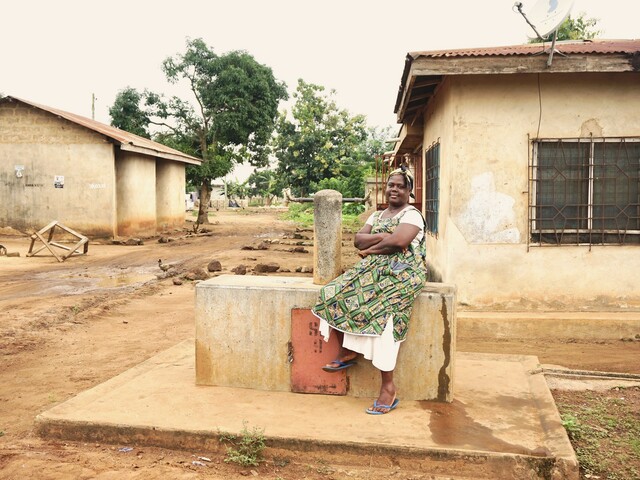 Rosena Yehwe, water vendor from Kenyasi I, Ghana (photo: IRC Ghana)