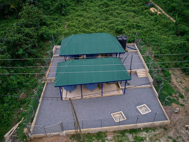 Utility service station in Ghana