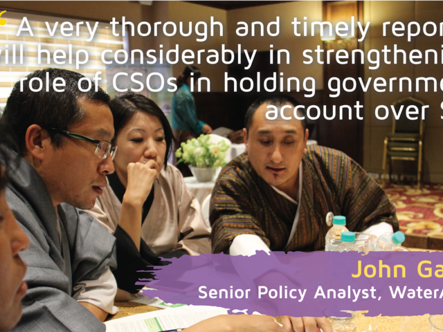 Accountability report testimonial by John Garrett
