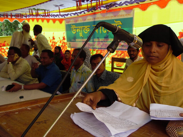 Open budget meeting, Veduria Union, Bangladesh