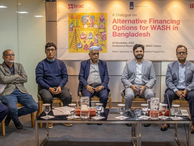 Panel at the Alternative Financing Options for WASH in Bangladesh dialogue