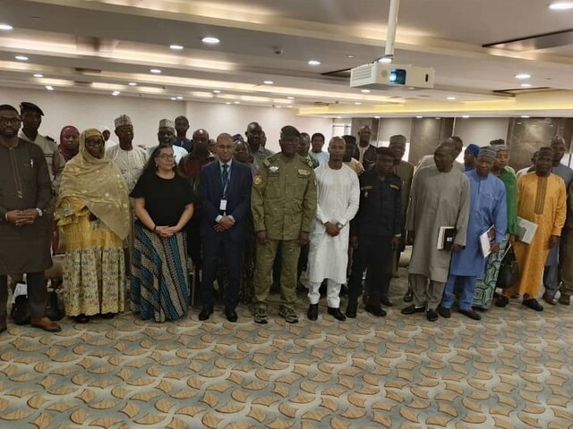 Participants of the roundtable on the roadmap for WASH in healthcare facilities in Niger