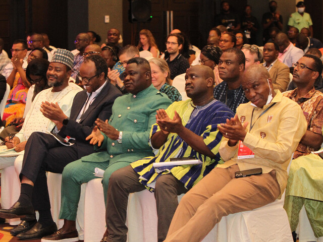 Attentive audience at All systems go Africa