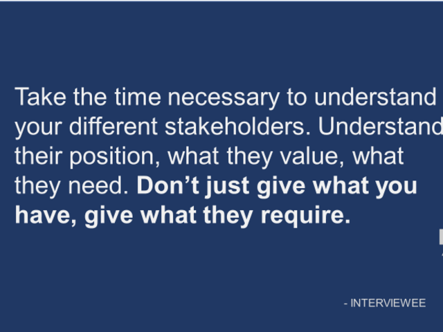Quote from Interview 