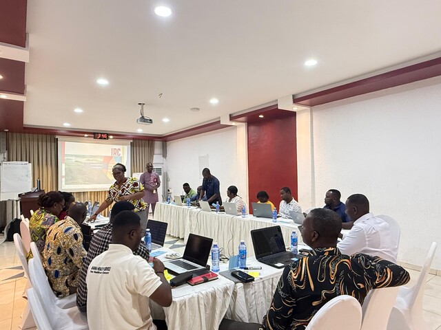 Co-creating solutions: WASH Systems Strengthening session with district partners.