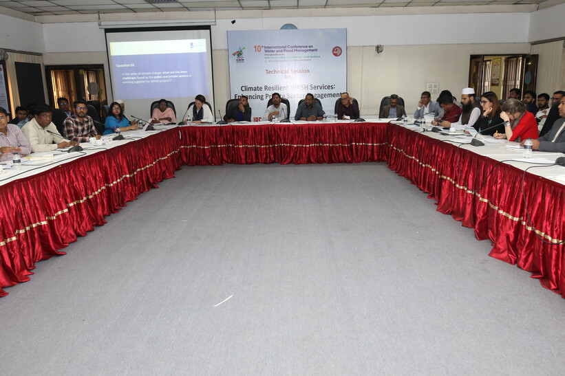 Technical session on unlocking private sector's potential for climate-resilient WASH in Bangldesh
