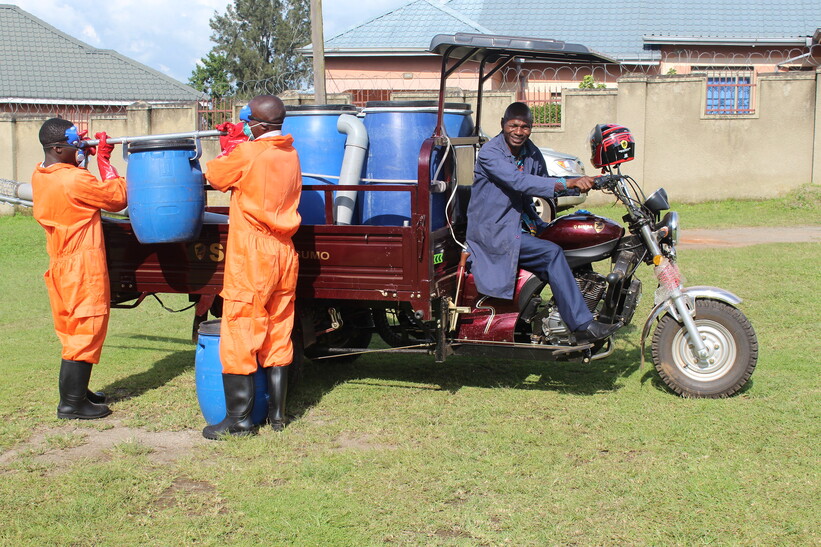 Sanitation pit emptying by KAHASA in Uganda