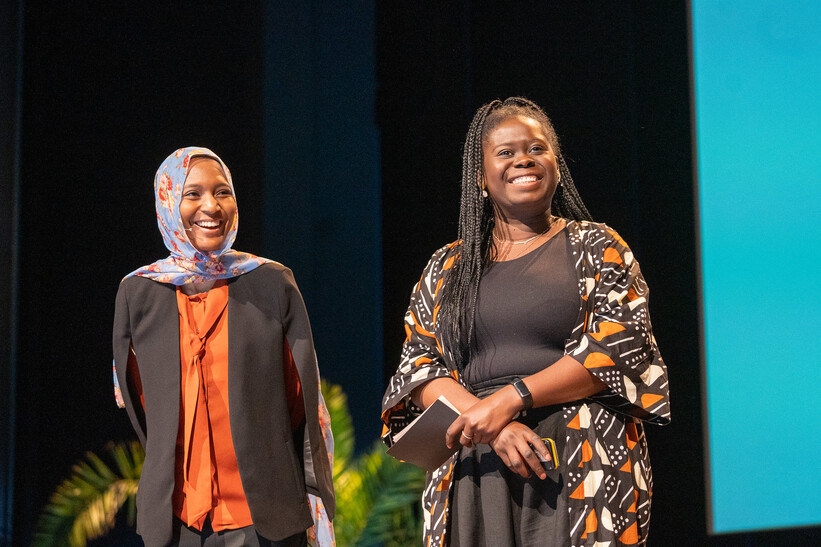 Hadi Touré (left) and Valéry Molay (right)
