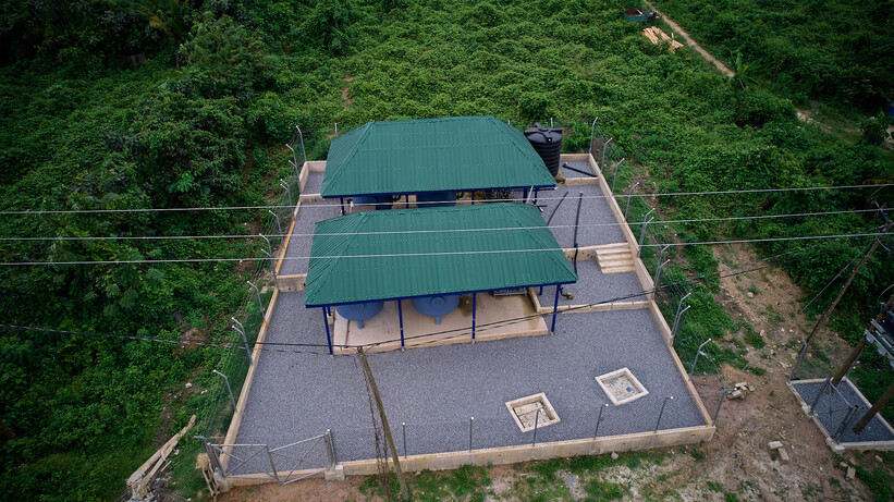 Utility service station in Ghana