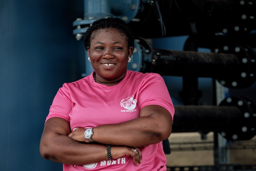  Linda Dedoo, Extension Services Specialist, CWSA Western Region (photo by IRC Ghana)