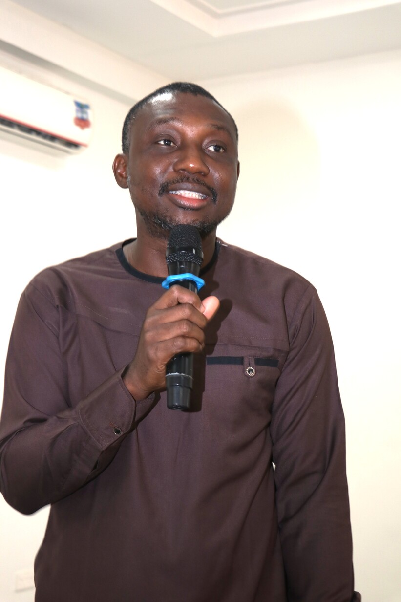 Jeremiah Atengdem presents study findings Jeremiah Atengdem presents study findings