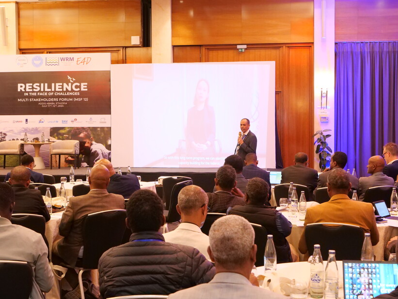 Lemessa Mekonta, IRC Ethiopia Country Director was master of ceremony