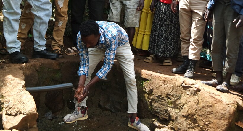 The collaboration resulted in the rehabilitation of 28 spring-on-spot water schemes