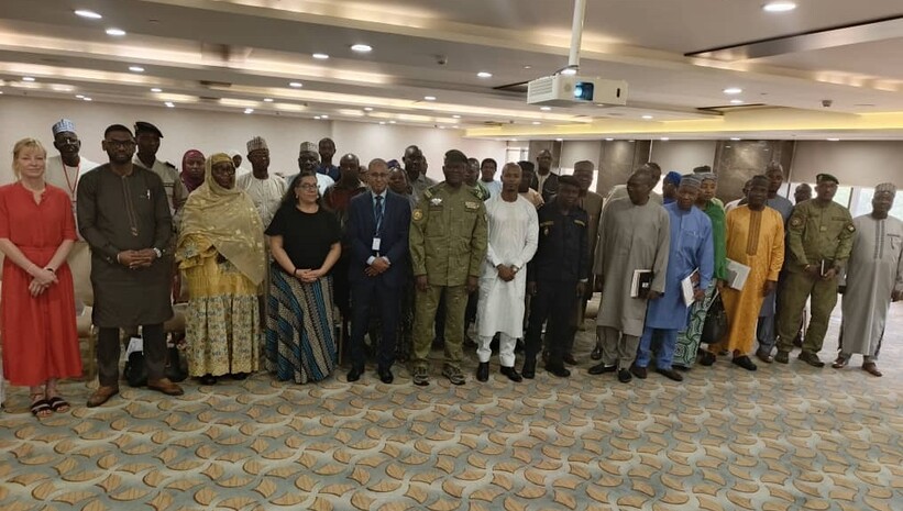 Participants of the roundtable on the roadmap for WASH in healthcare facilities in Niger