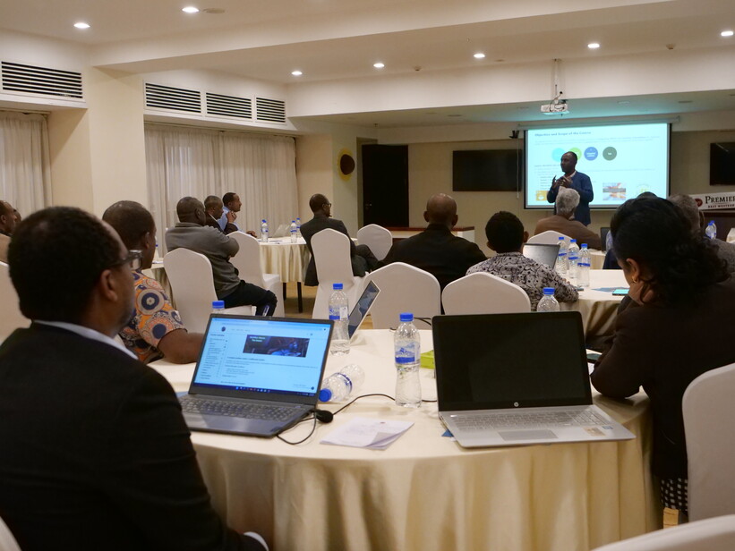 Participants from government ministries expressed interest in integrating the course into their capacity building efforts Photo by IRC WASH