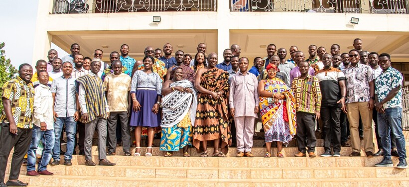 United for reliable water – Ahafo stakeholders after validating the new O&M framework.