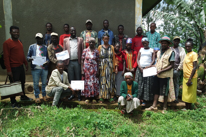 Mukelet Water User Association is celebrating its official status as a legal WUA  Photo by Nebiyu Gashawbeza