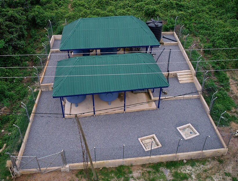 New water systems in Wassa Dunkwa, Ghana