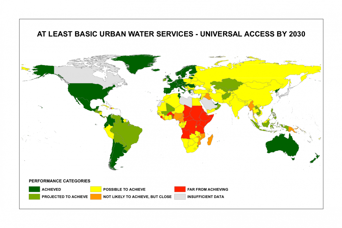 Figure 1. At Least Basic Urban Water Services Access