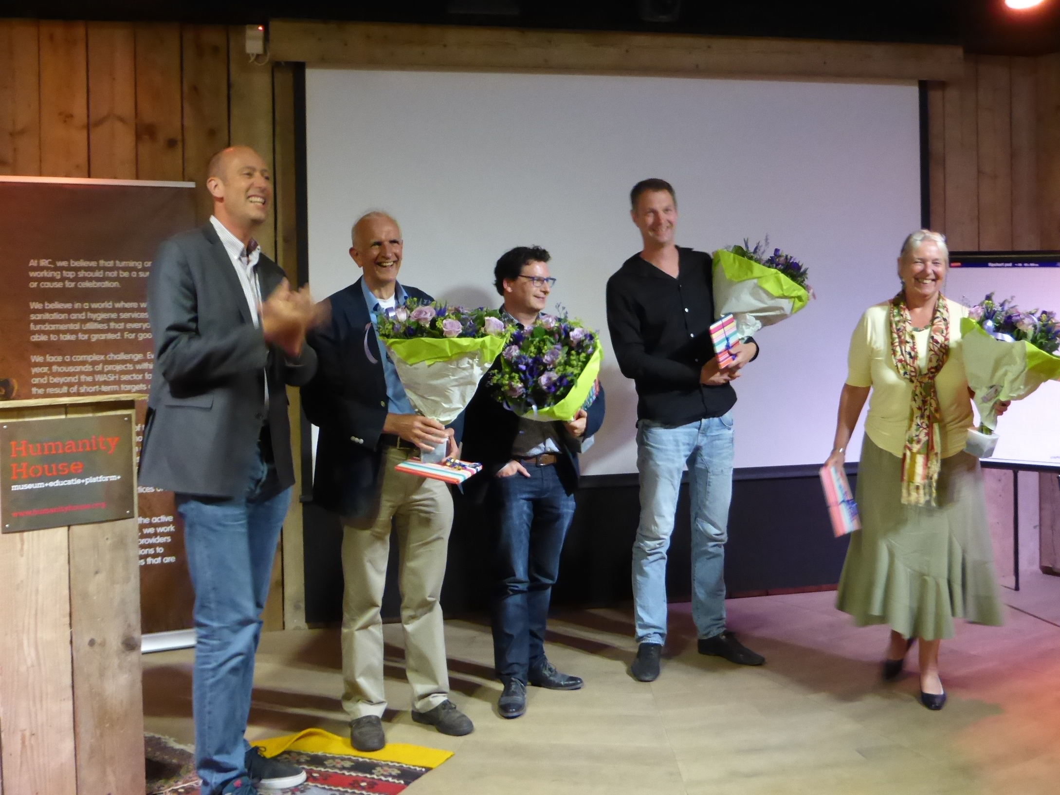 Patrick Moriarty, Jo Smet, Luuk van Kempen, Maarten Onneweer and Madeleen Wegelin