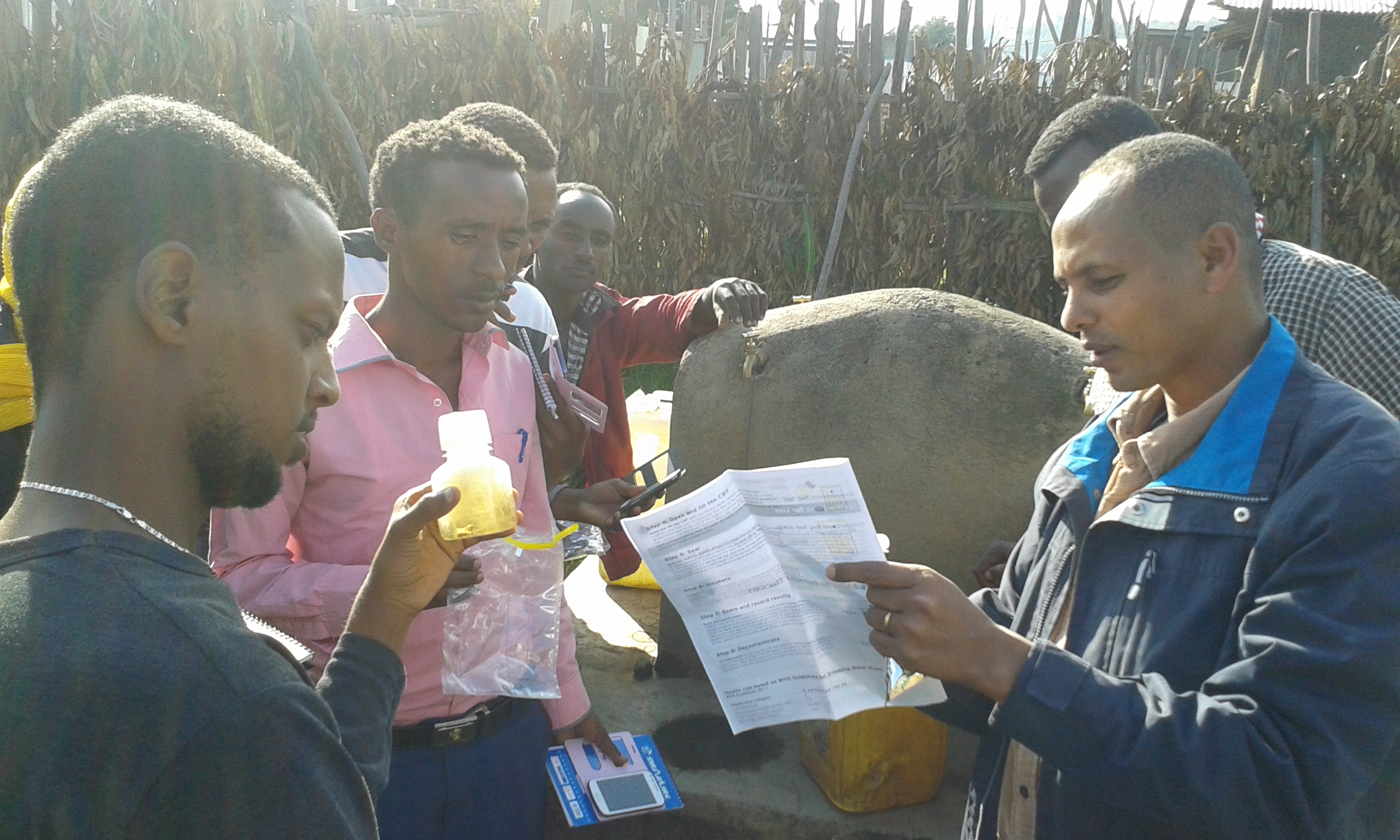 Ethiopia: water quality testing in Sheno, Oromia Ethiopia: water quality testing in Sheno, Oromia