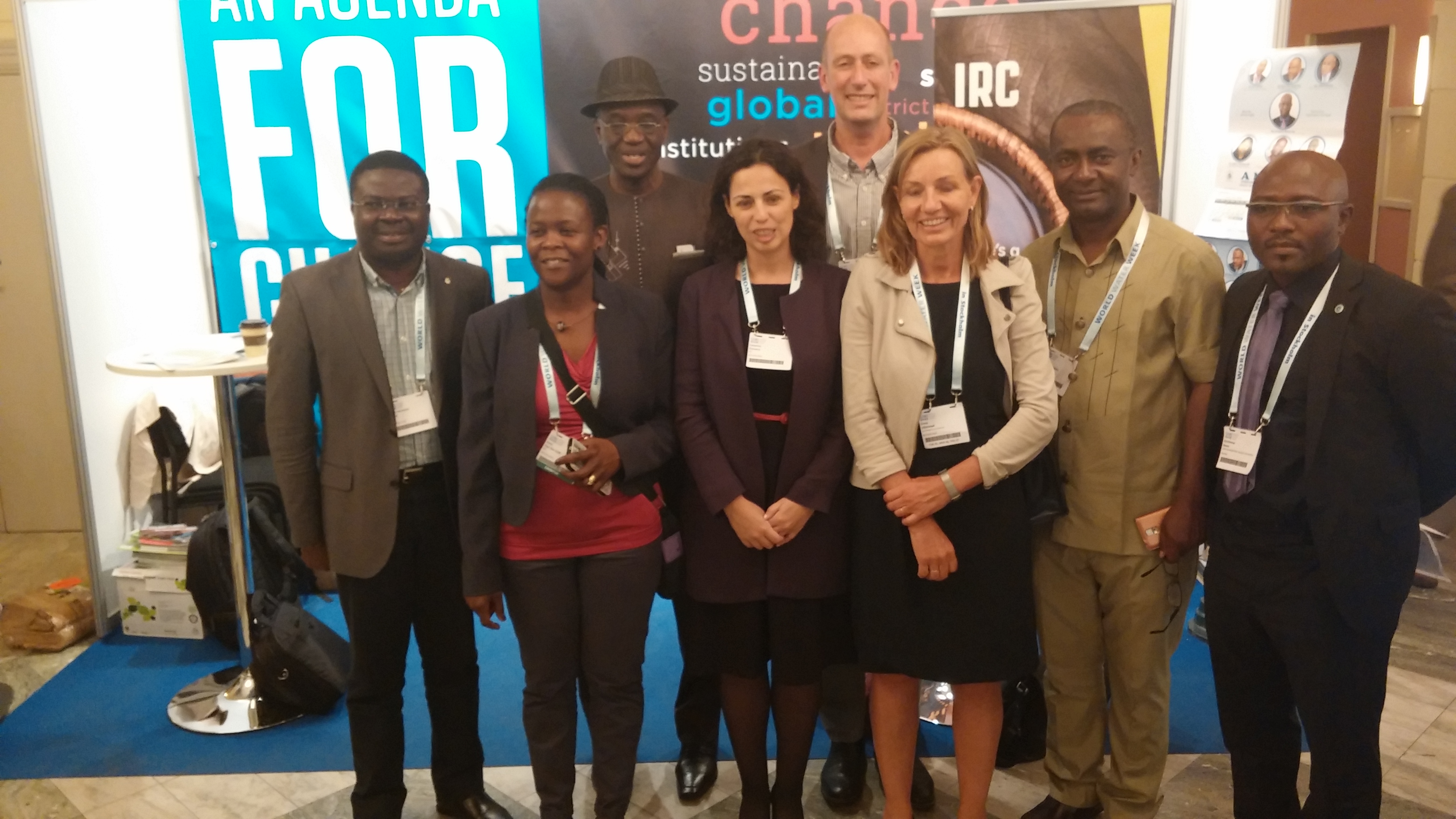 Photo: IRC Signing of partnership IRC - AMCOW in Stockholm