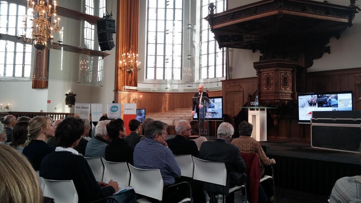 World Water Day in the Nieuw Kerk, The Hague, The Netherlands