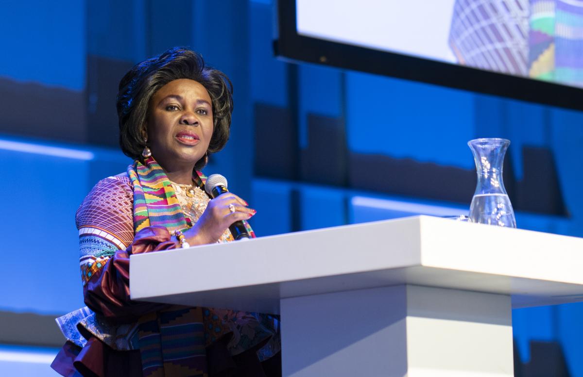 Hon. Cecilia Abena Dapaah, Ghana's Minister for Sanitation and Water Resources