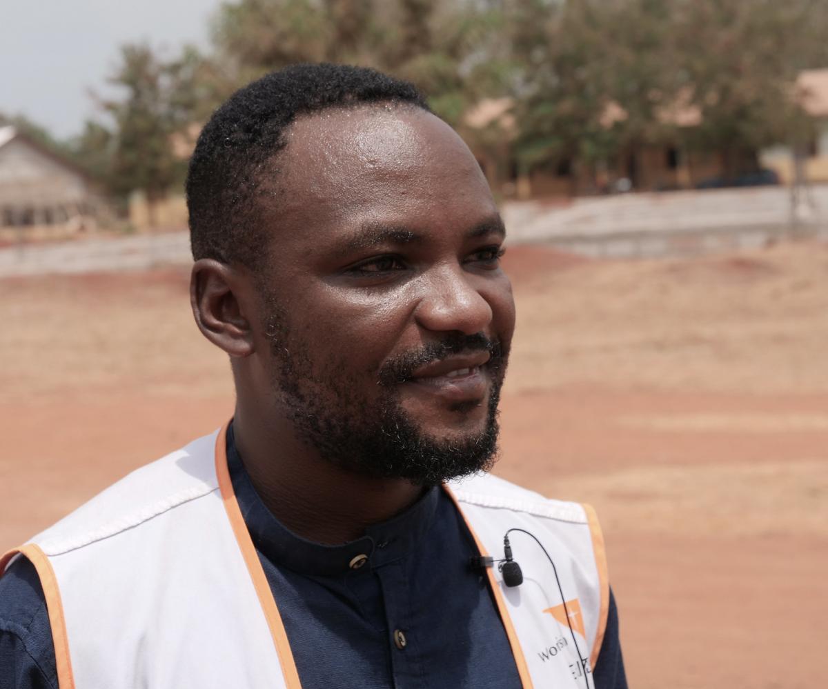 Innocent Boadi, Water Supply Officer for World Vision