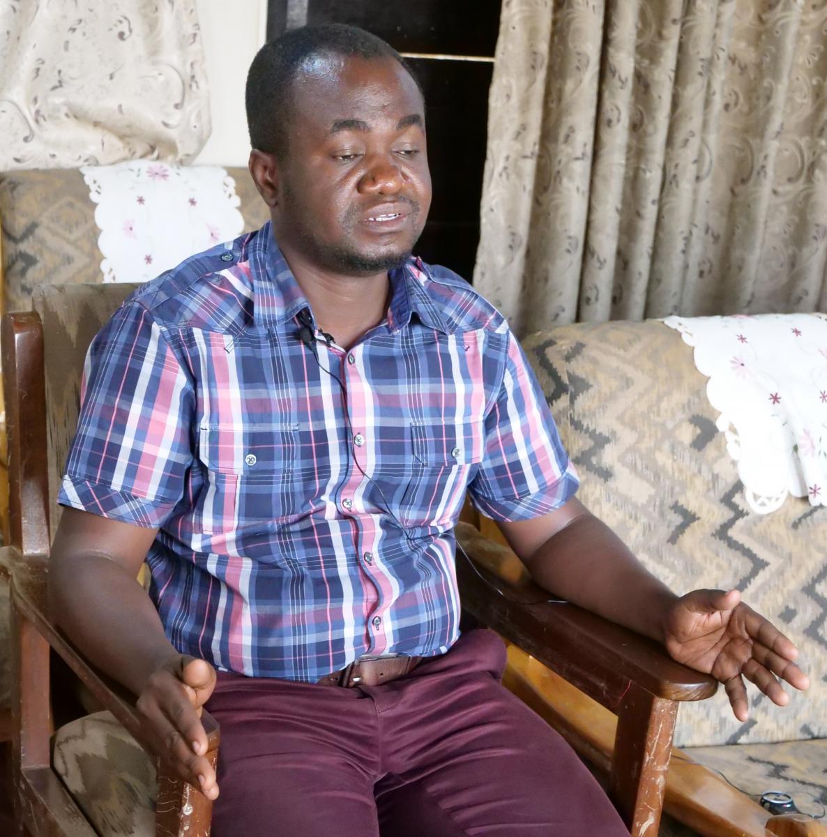 Ebenezer Asomaning, District Engineer and WASH Focal Point