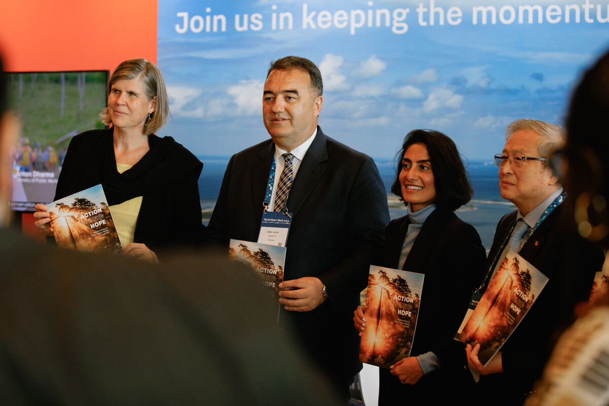 Launch of the ‘Action Sparks Hope’ Water Action Agenda Magazine.