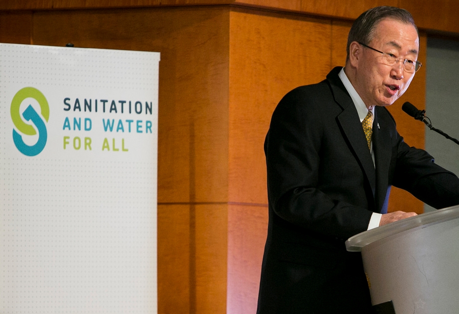 UN Secretary-General Ban Ki-moon at the SWA High Level Meeting (HLM). Photo: SWA UN Secretary-General Ban Ki-moon