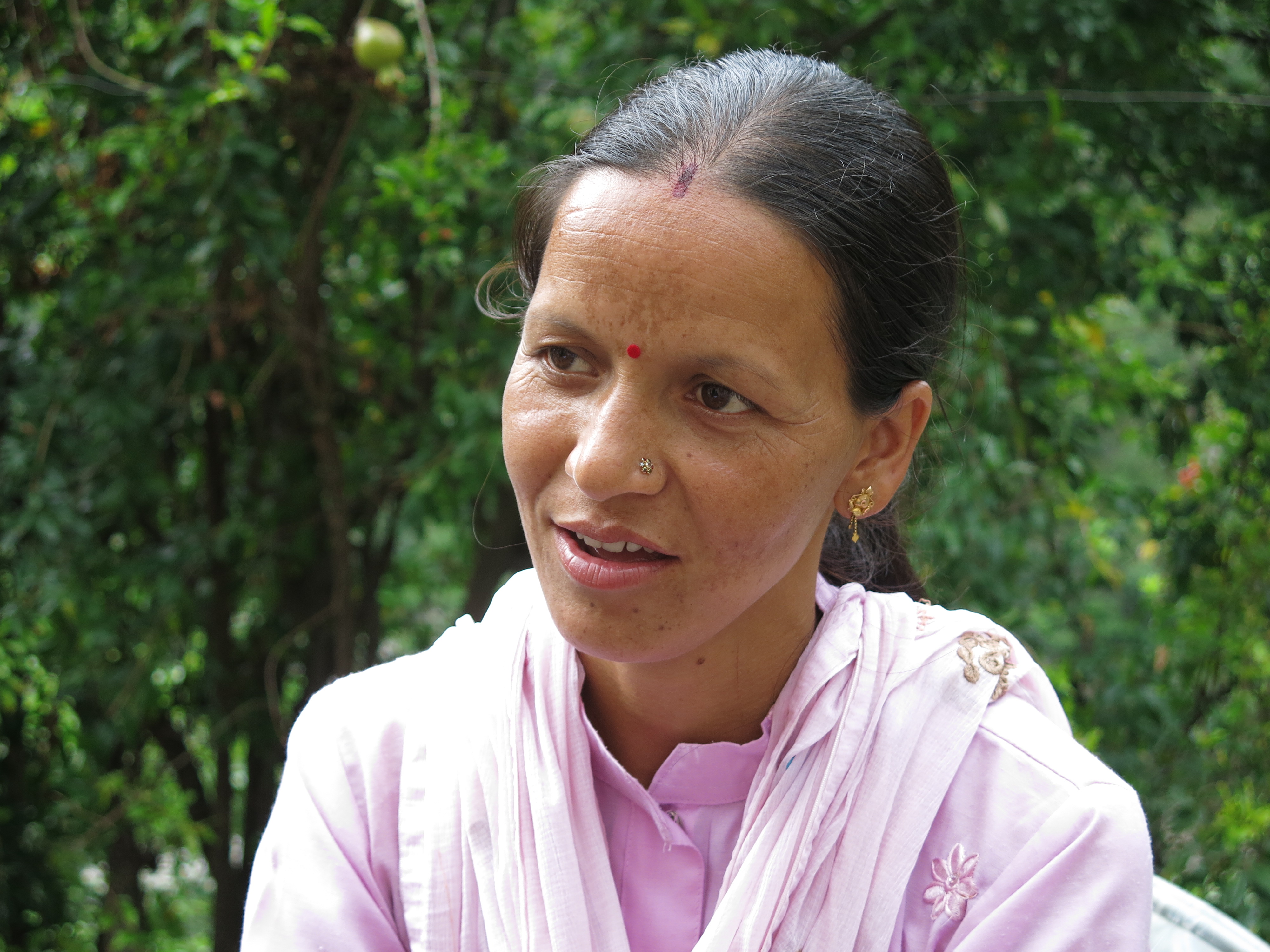 Sangeeta Ramola, "I would recommend any Pradhan to apply for a water supply from Himmothan. Go for quality and things that last!"