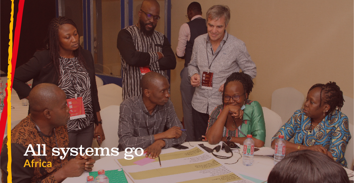 All systems go Africa participants discussing water, sanitation and hygiene systems strengthening All systems go Africa participants discussing water, sanitation and hygiene systems strengthening
