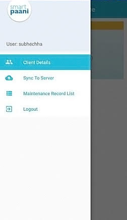 SmartPaani monitoring app SmartPaani monitoring app
