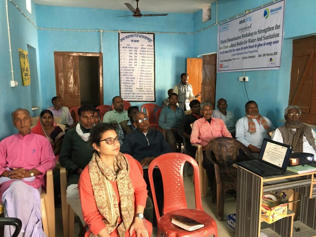 Participants at the workshop in Bihar