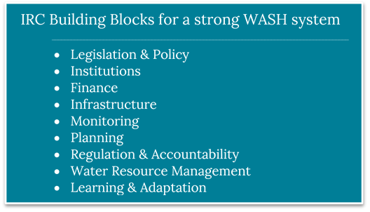 IRC's nine building blocks