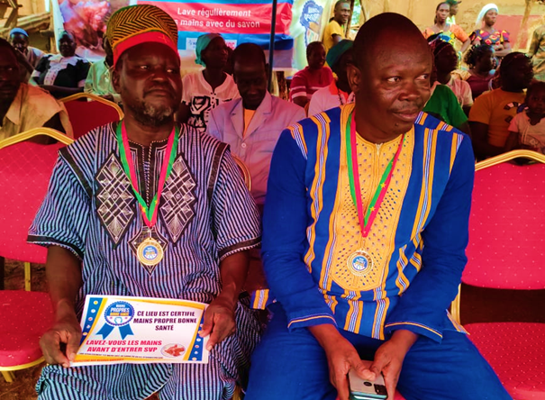 From left to right, Sawadogo Nongzanga, Chief of Land of Ourgou Manega and Sawadogo Y. Sylver, Prefect of Ourgou Manega (Ph. Universal Production, 2022) From left to right, Sawadogo Nongzanga, Chief of Land of Ourgou Manega and Sawadogo Y. Sylver, Prefect of Ourgou Manega (Ph. Universal Production, 2022)