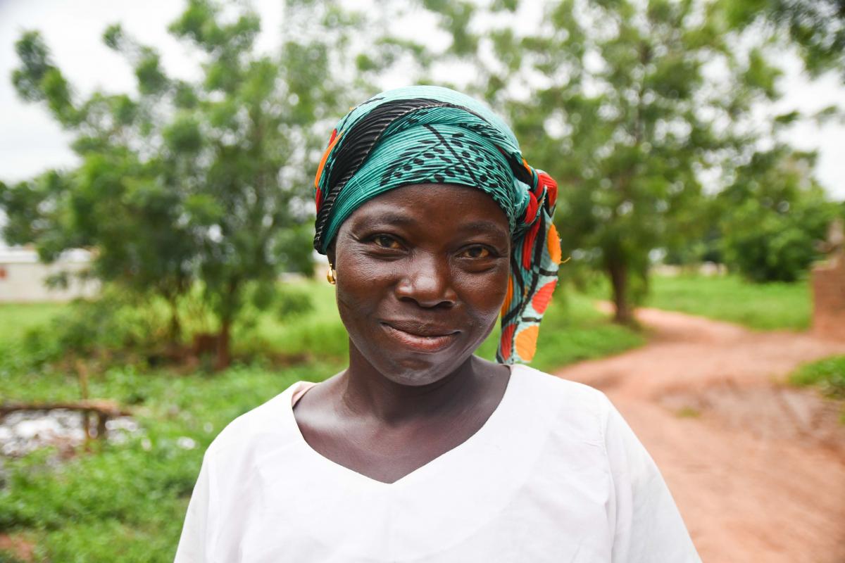 Sanata gets up everyday at 4:30 to fetch water. Photo: IRC Burkina Faso Sanata from Banfora, Burkina Faso