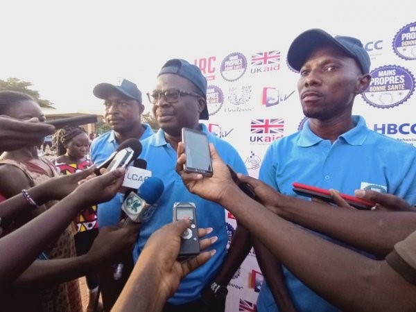 Le Directeur de l’IRC Burkina, M. Juste Hermann NANSI (au milieu)