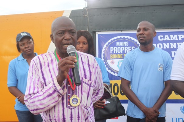 Yameogo Abdoul Karim, representing the mayor of the rural commune of Mogtedo (Ph. Production Universal)