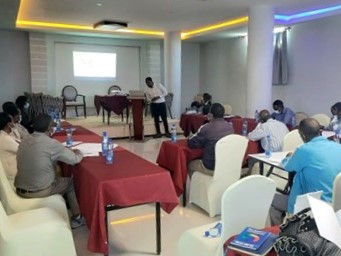 Participants at the COVID-19 workshop in Bahir Dar