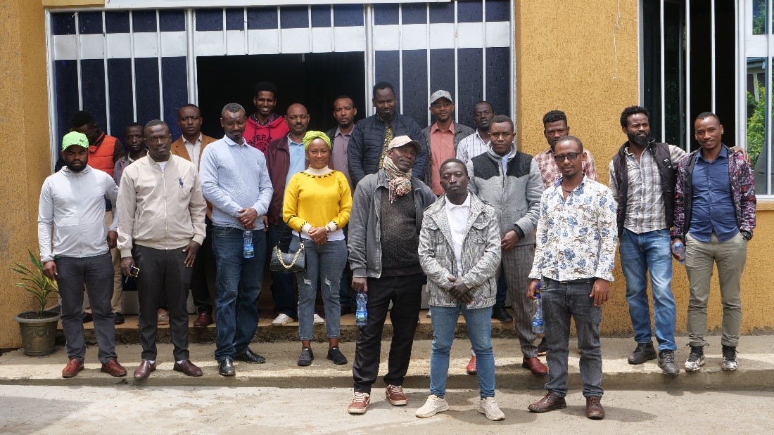 Participants at the launch meeting in Jinka, Ethiopia, on 27 April 2022