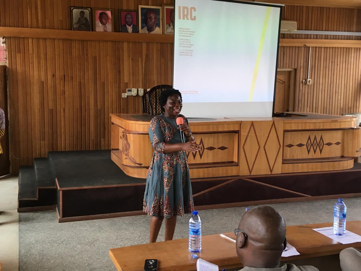Vida Duti presents an overview of the initiative