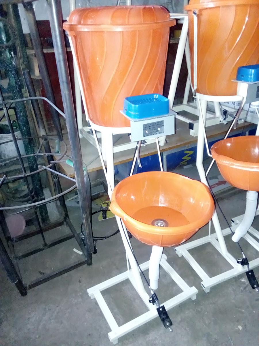 Transform WASH is mainly working on hand washing stations