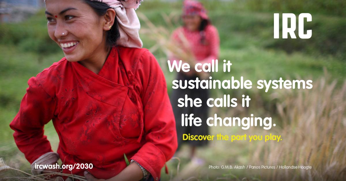 The pathway to sustainable WASH by 2030