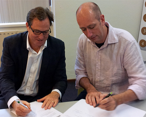 Harold Lockwood, director of Aguaconsult and Patrick Moriarty, CEO of IRC Harold Lockwood, director of Aguaconsult and Patrick Moriarty, CEO of IRC