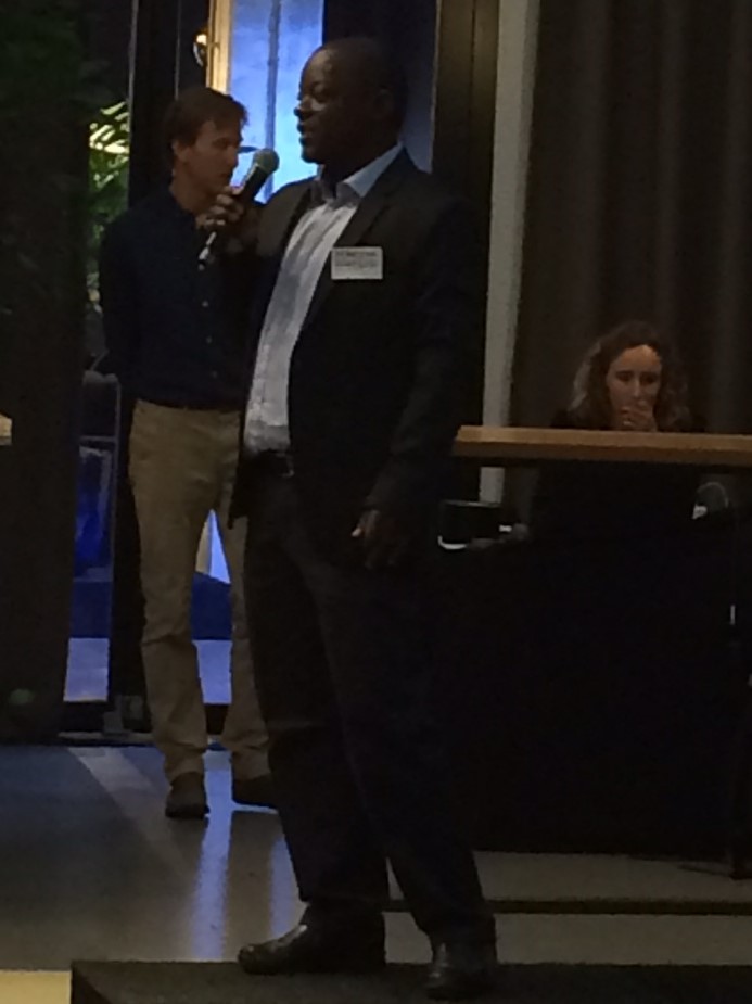 Martin Watsisi presenting the Watershed case of river Mpanga