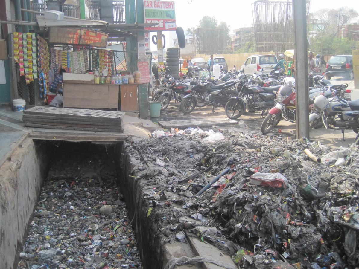 Photo: IRC India, clogged drains