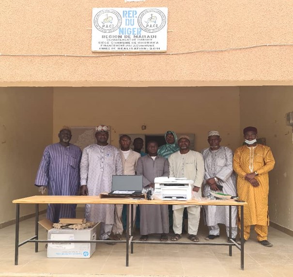 Commune of Kornaka receiving equipment